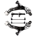 Teledu 6PCS Lower Control Arm Steering Parts Sway Bar For 05-09 Equinox 06-09 Torrent