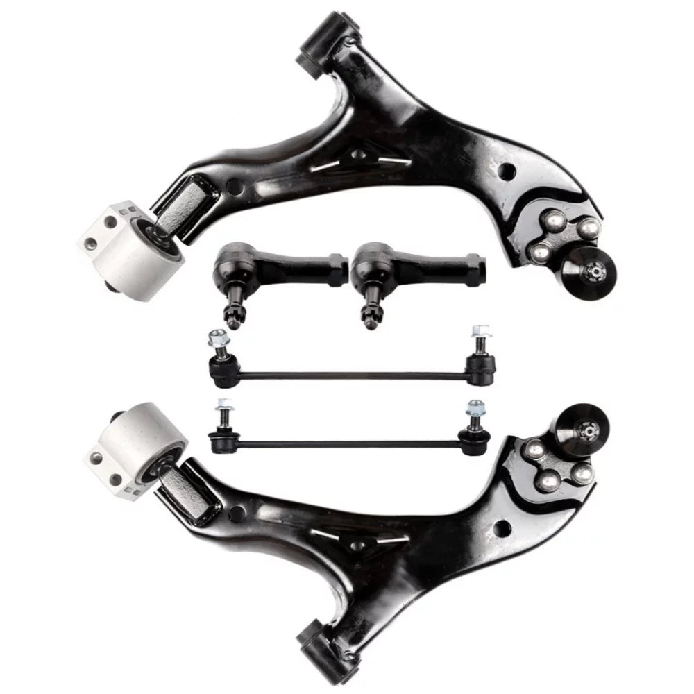 Teledu 6PCS Lower Control Arm Steering Parts Sway Bar For 05-09 Equinox 06-09 Torrent