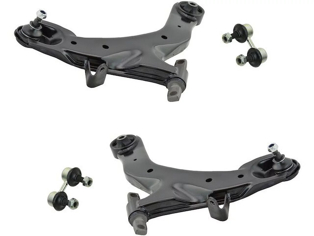 Control Arm and Sway Bar Link Kit 4 Piece - Compatible with 2001 - 2006 Hyundai Elantra 2002 2003 2004 2005
