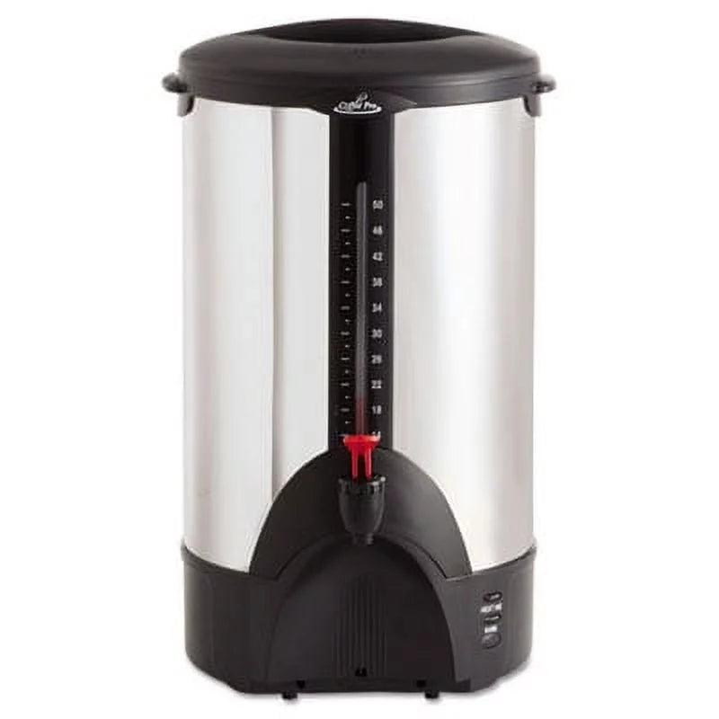 Coffee Pro 50-Cup Percolating Urn, Stainless Steel (CP50)G7