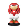 Exquisite Gaming: SEGA: Knuckles - Original Mobile Phone & Gaming Controller Holder, Device Stand, Cable Guys, Sonic The Hedgehog Licensed Figure