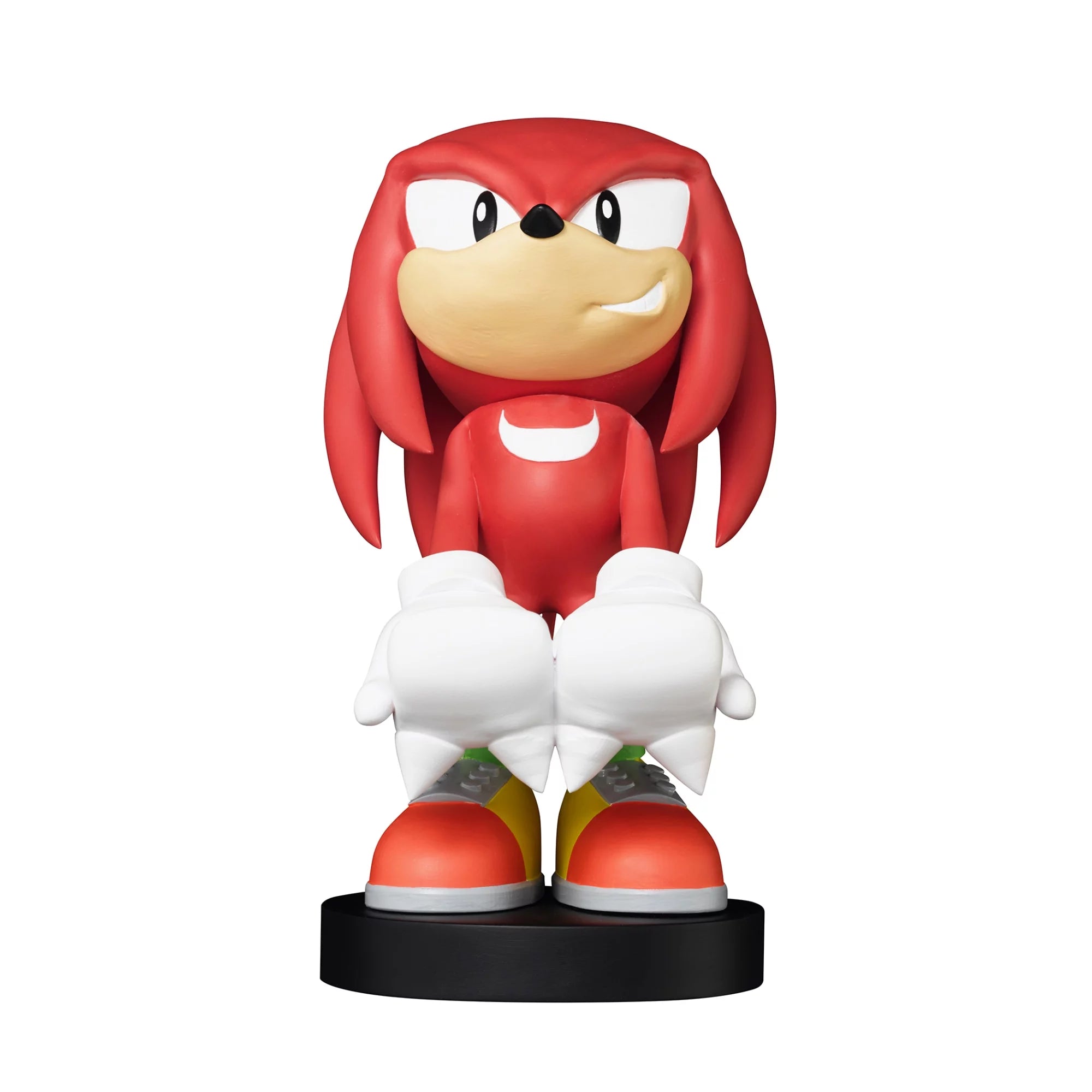 Exquisite Gaming: SEGA: Knuckles - Original Mobile Phone & Gaming Controller Holder, Device Stand, Cable Guys, Sonic The Hedgehog Licensed Figure