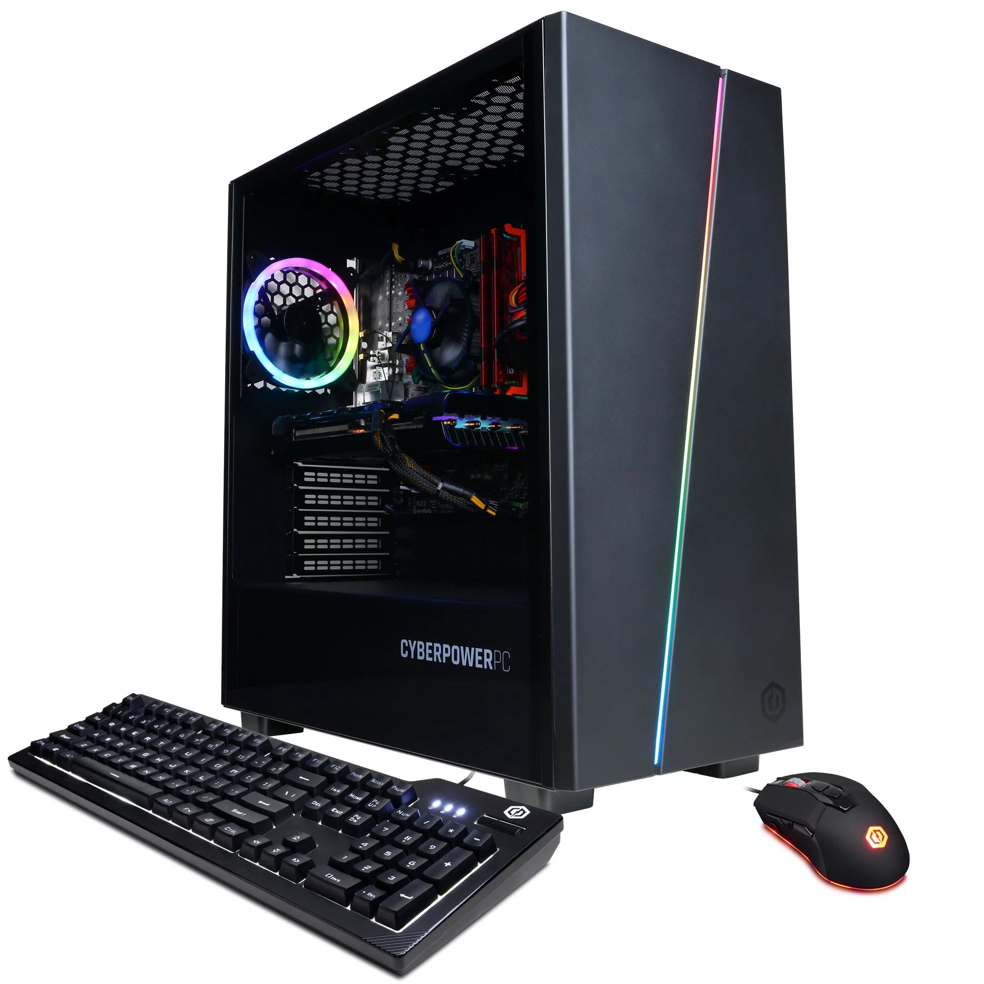 CYBERPOWERPC Gamer Xtreme GXi11348WV2 w/ Intel Core i7-10700F 2.9GHz, NVIDIA GeForce GTX 1650 4GB, 16GB Memory, 500GB PCI-E NVMe SSD, 1TB HDD, WiFi and Windows 10 Home 64 bit Gaming PC