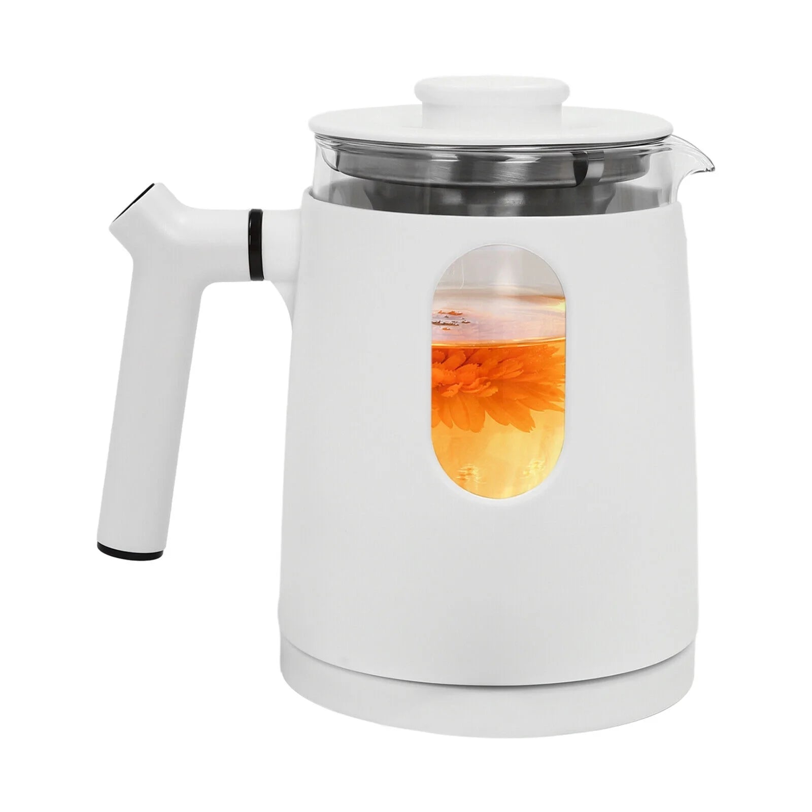 Stainless Steel Electric Water Kettles Tea Coffee Pot Water Boiler & Heater 600W White