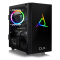 CLX SET Gaming PC - Intel Core i3 9100F 3.6GHz 4-Core, 8GB DDR4 2666, GeForce GTX 1650 4GB, 480GB SSD, Black Mini-Tower RGB, Windows 10 Home