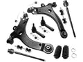 Front Control Arm Ball Joint Tie Rod and Sway Bar Link Kit - Compatible with 2004 - 2013 Chevy Impala 2005 2006 2007 2008 2009 2010 2011 2012