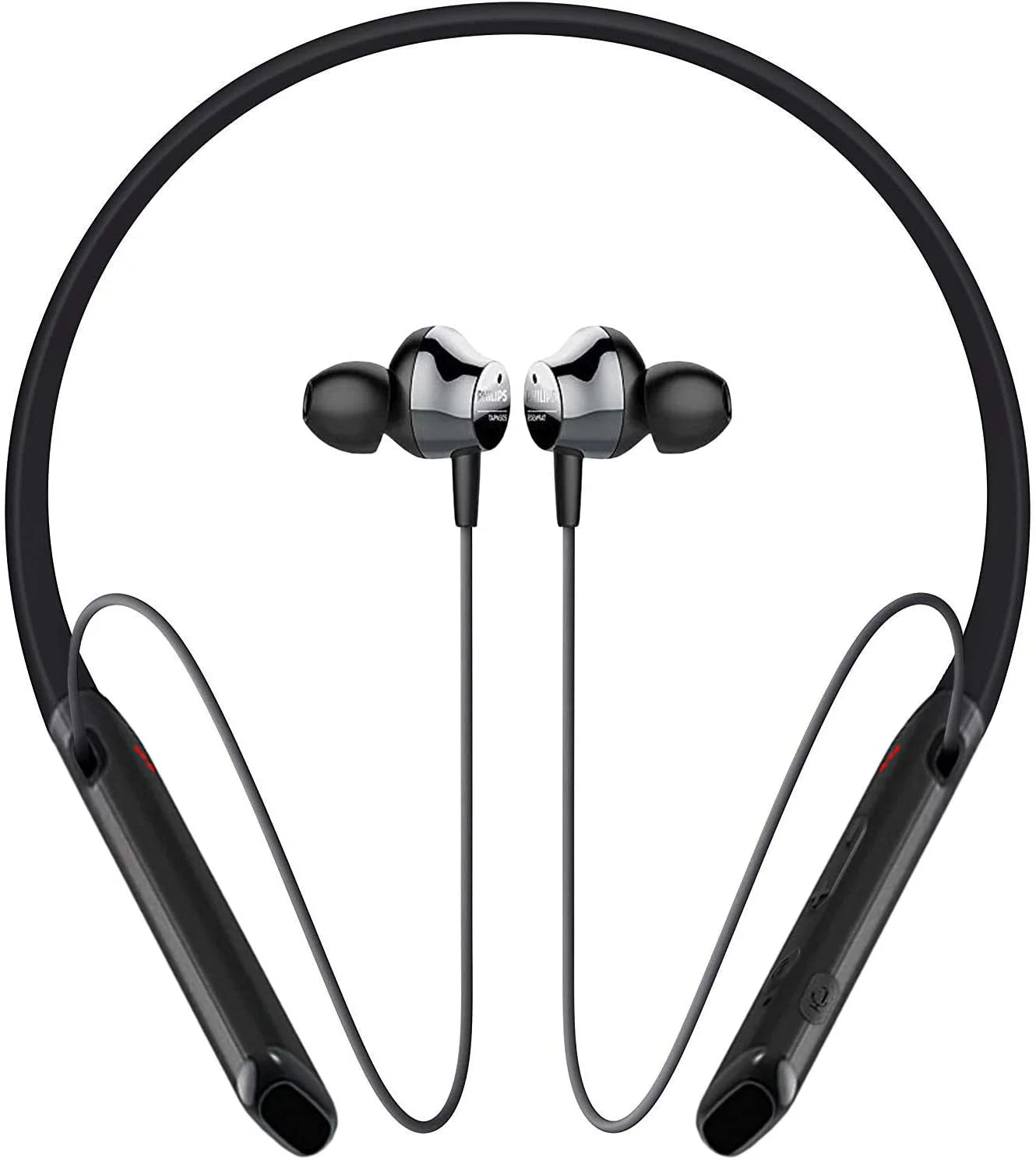 PHILIPS Bluetooth Neckband Headphones, Wireless IPX5 Waterproof, TAPN402