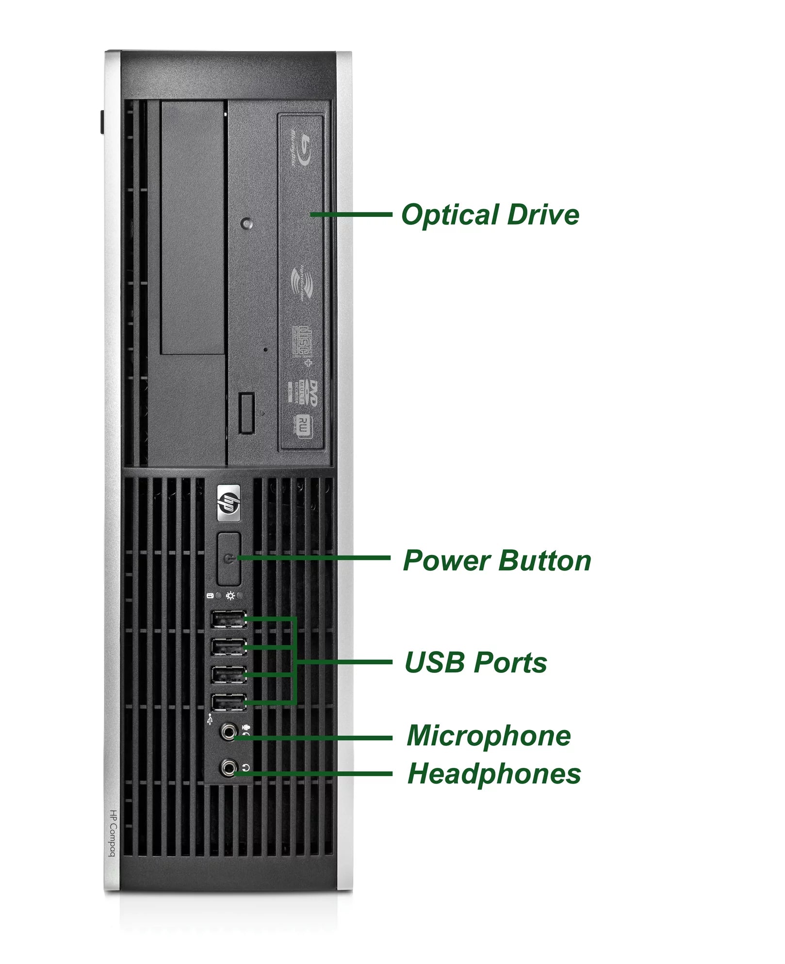 HP Elite SFF Desktop Computer PC, Intel Core i7 3.4GHZ Processor, 16GB Ram, 128GB M.2 SSD + 1TB Hard Drive, WiFi & Bluetooth, BTO Wireless Keyboard Mouse, 22 Inch FHD LED Monitor, Win 10 (Renewed)