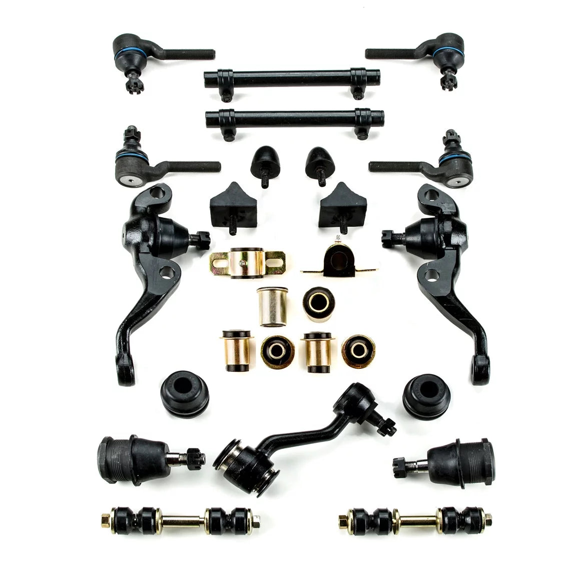 Black Poly Front End Suspension Master Rebuild Kit Fits 1970 - 1974 Plymouth Barracuda