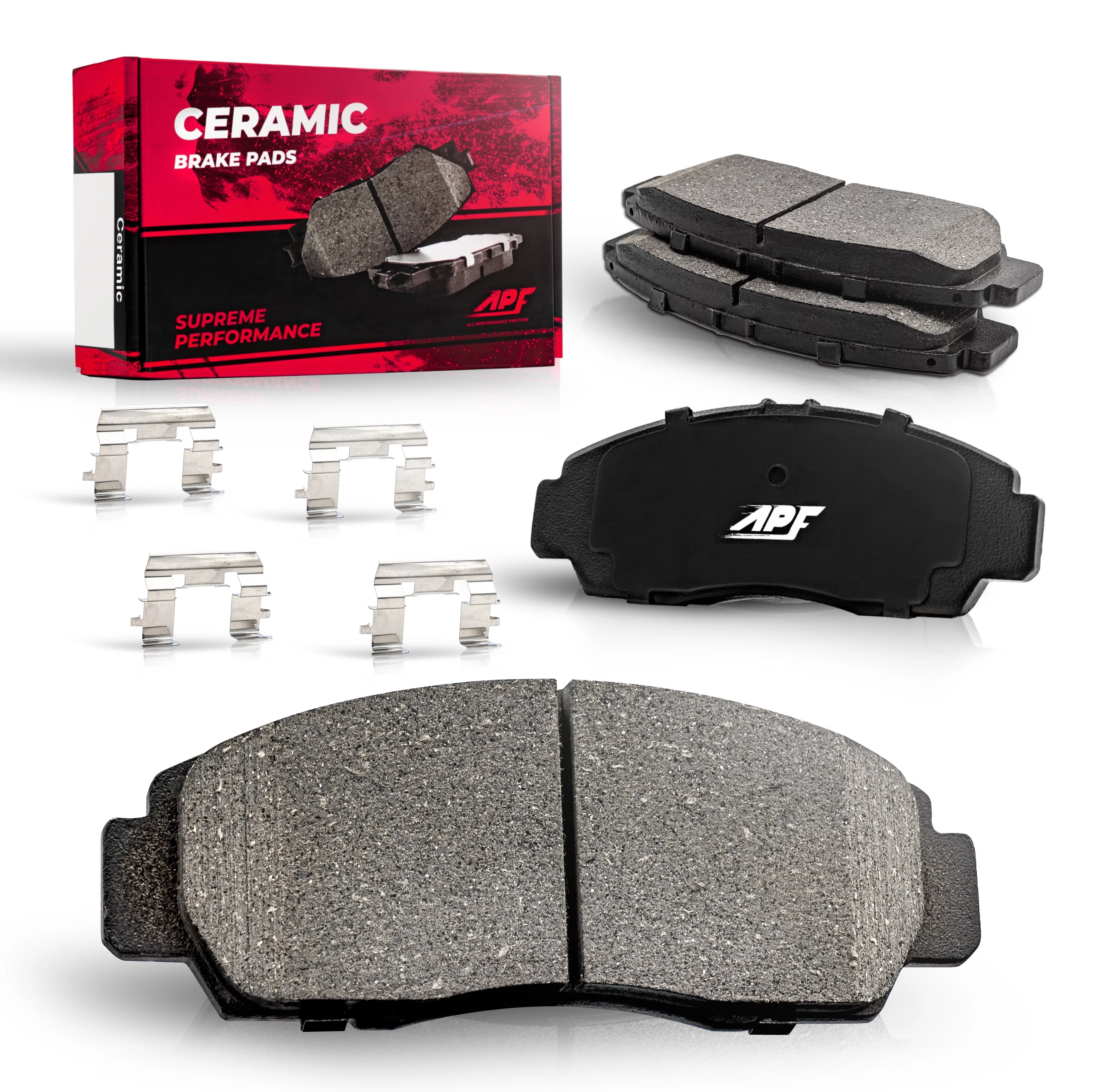 Rear Ceramic Carbon Fiber Brake Pads for 2006-2015 Honda Civic