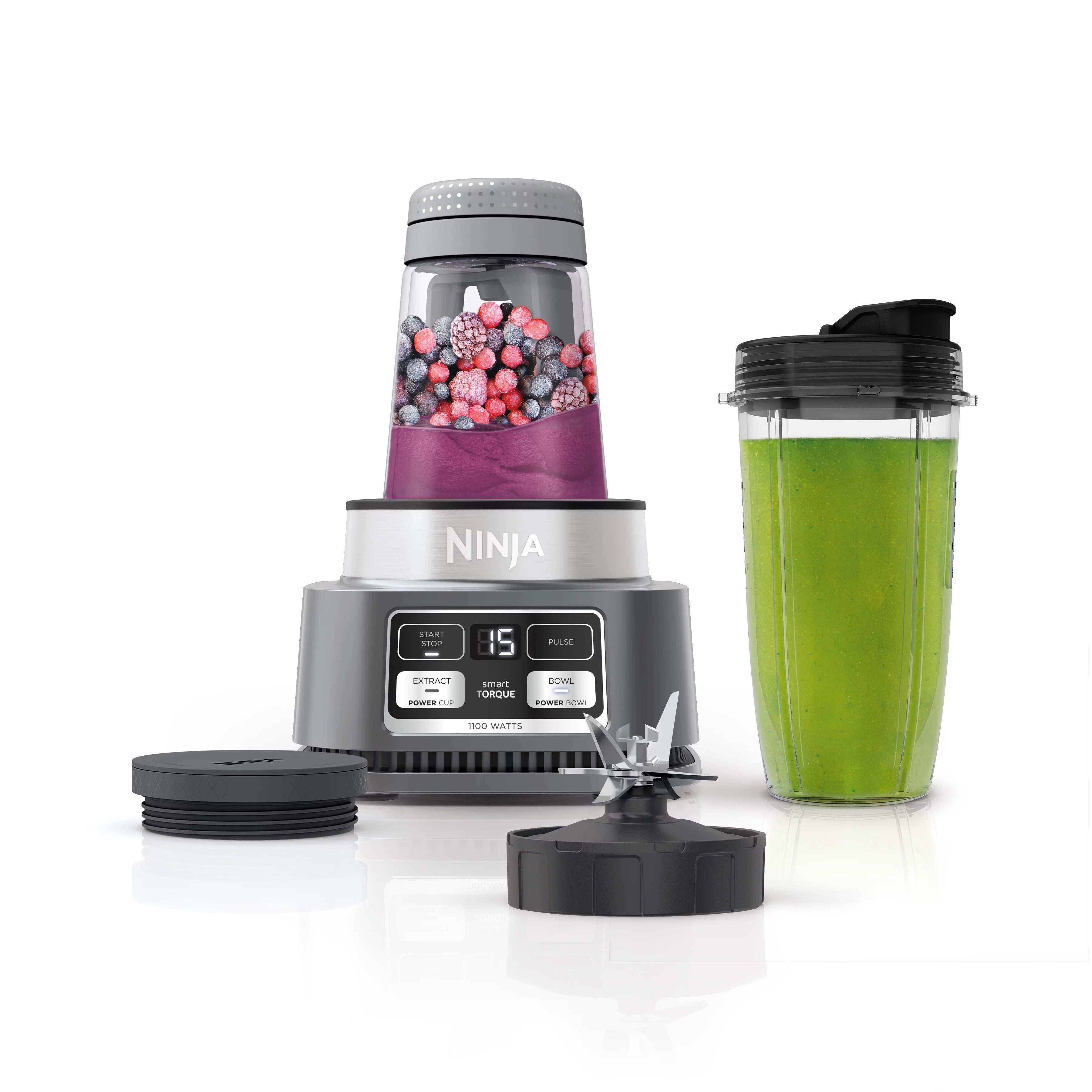 Restored Ninja Foodi SS100 Smoothie Bowl Maker and Nutrient Extractor (Refurbished)