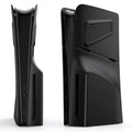 Housing Panel for PlayStation 5 Slim Disc Edition, Faceplate with Cooling Vents, PS5 Slim Anti-Scratch Dustproof Protective Cover, ABS Replacement Shell-Black