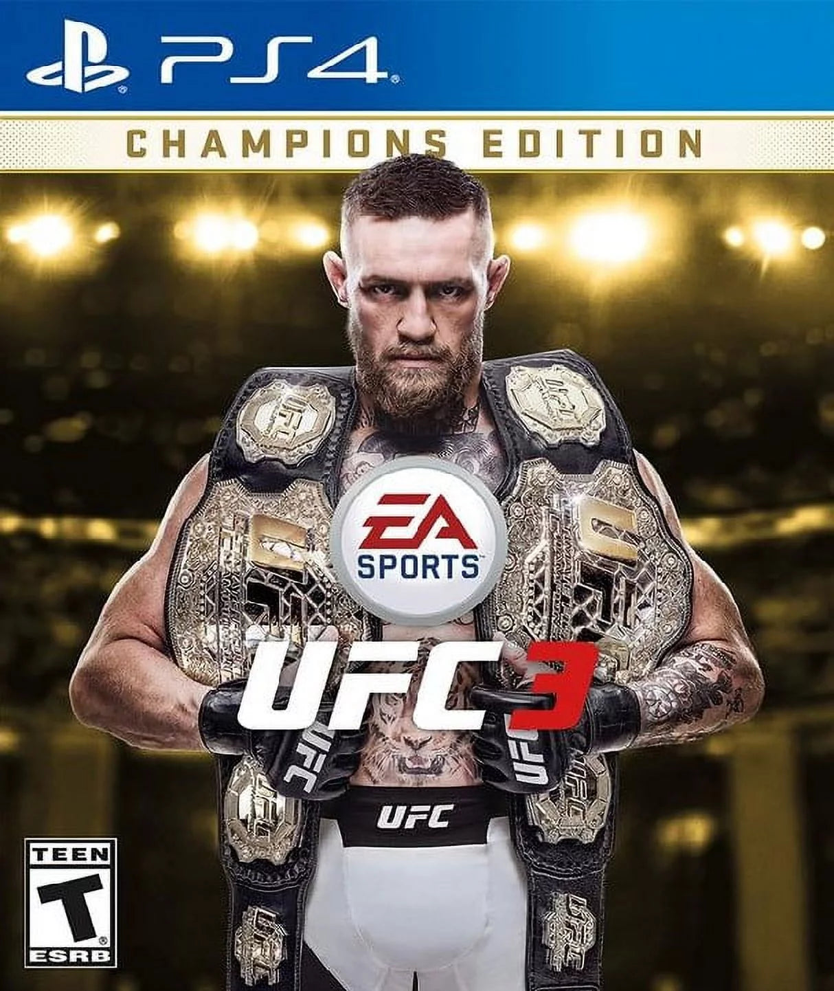 Restored UFC 3: Champions Edition (Sony PlayStation 4, 2018) Fighting Game (Refurbished)