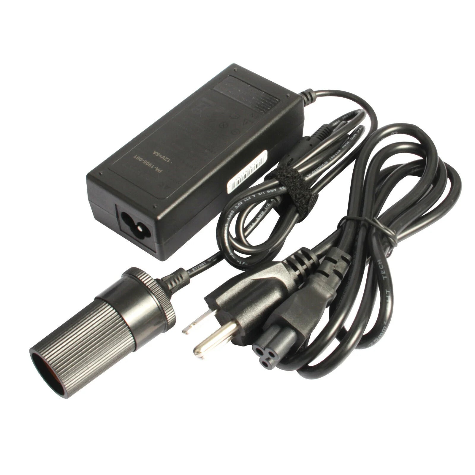 DC 12V 5A 60W Car Cigarette Lighter Socket Power Converter Adapter Power Supply