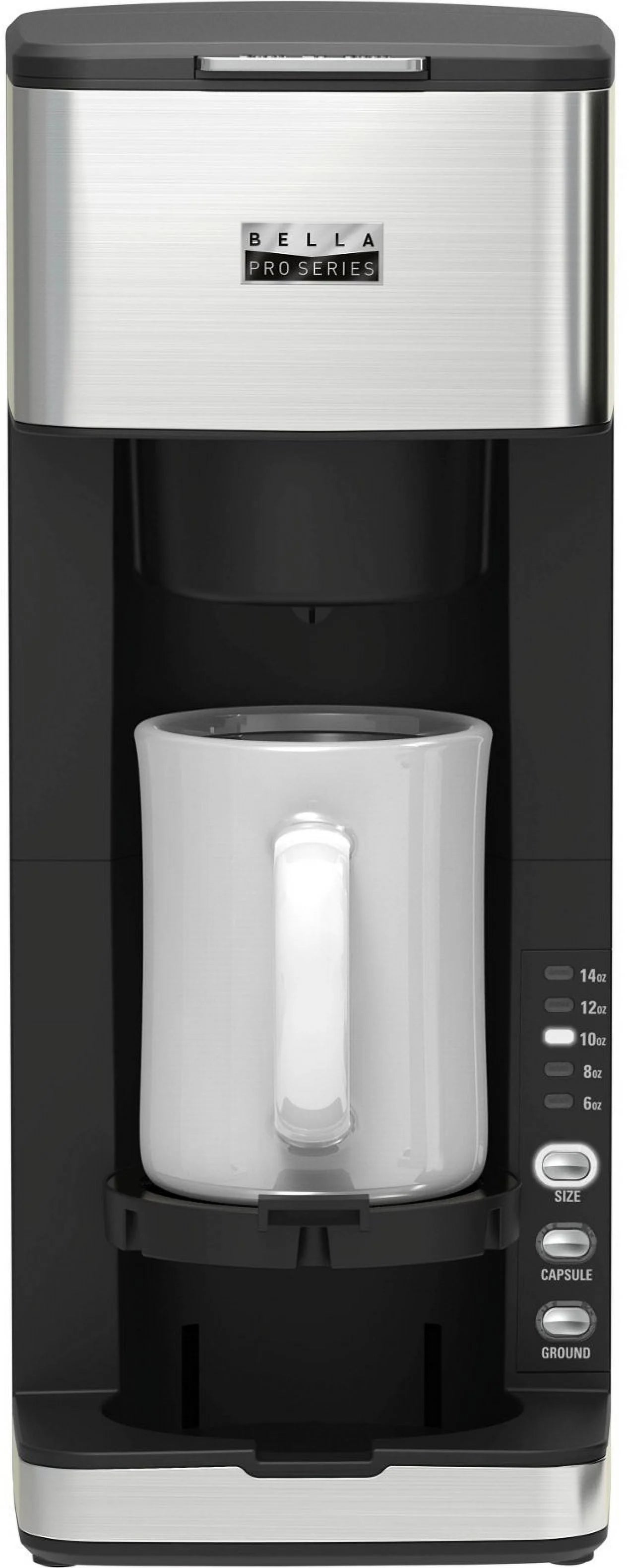Pro Series - Dual Brew Single Serve Coffee Maker - Stainless Steel