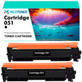 Cartridge 051 Compatible Toner Cartridge for Canon 051 051H imageCLASS MF264dw MF269dw MF267dw MF266dn MF263dn LBP162dw LBP161dn LBP1692dwkg Ink Printer Black 2-Pack