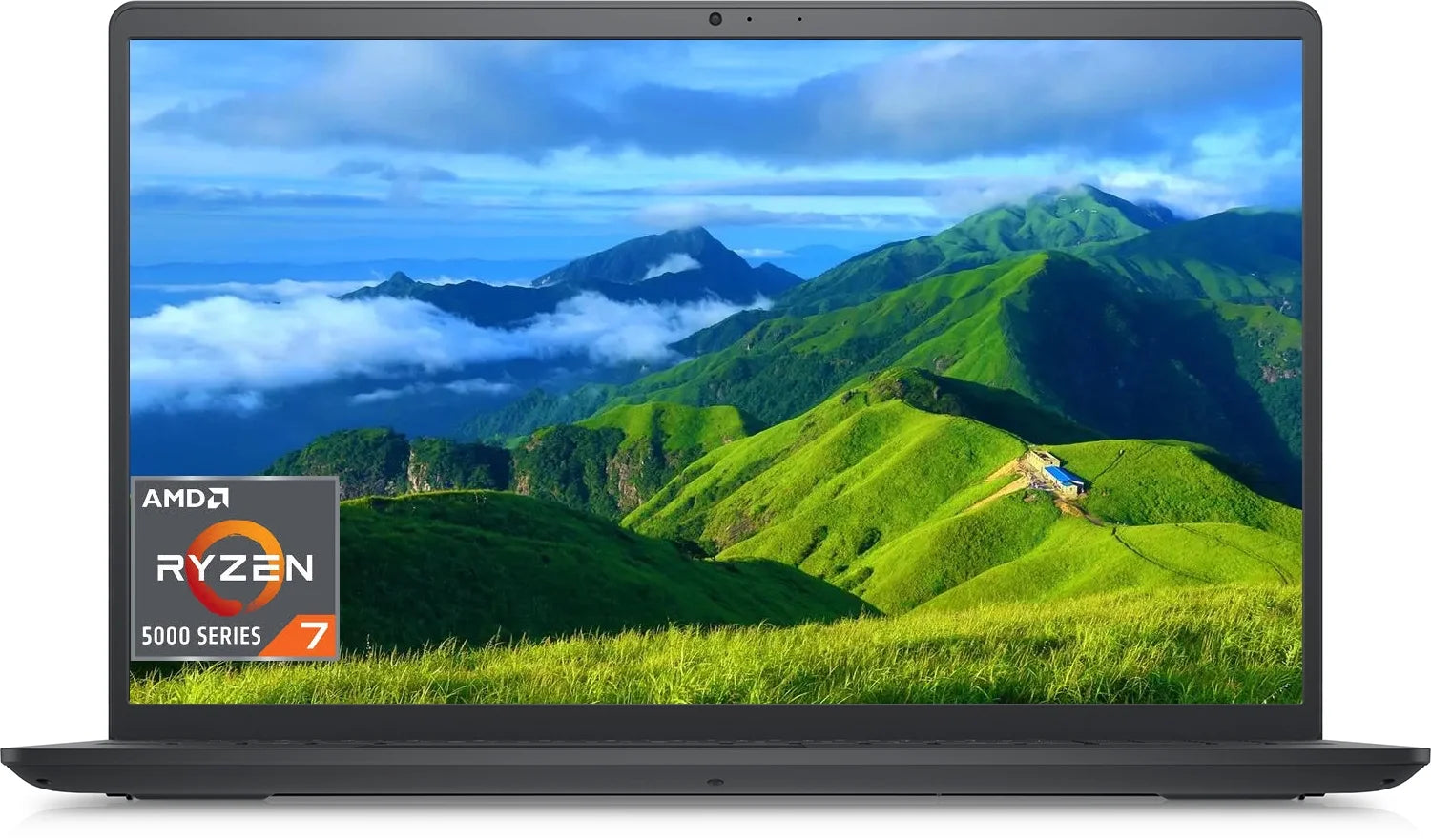 Dell Inspiron Laptop, 15.6 FHD Display, AMD Ryzen 7 5825U(Beats i7-1165G7 Octa-Core) Processor, 16GB DDR4 RAM, 512GB SSD, AMD Radeon Graphics, Wi-Fi, Webcam, HDMI, Windows 11 Home, Carbon Black