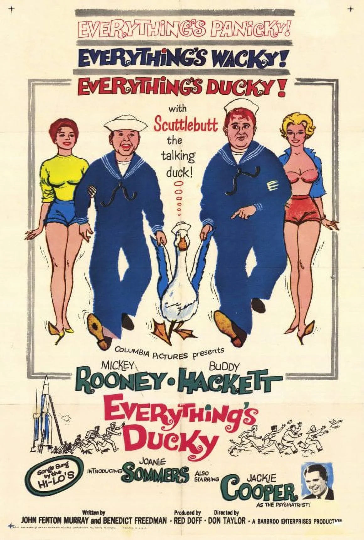 Everything's Ducky - movie POSTER (Style A) (27 x 40) (1961)