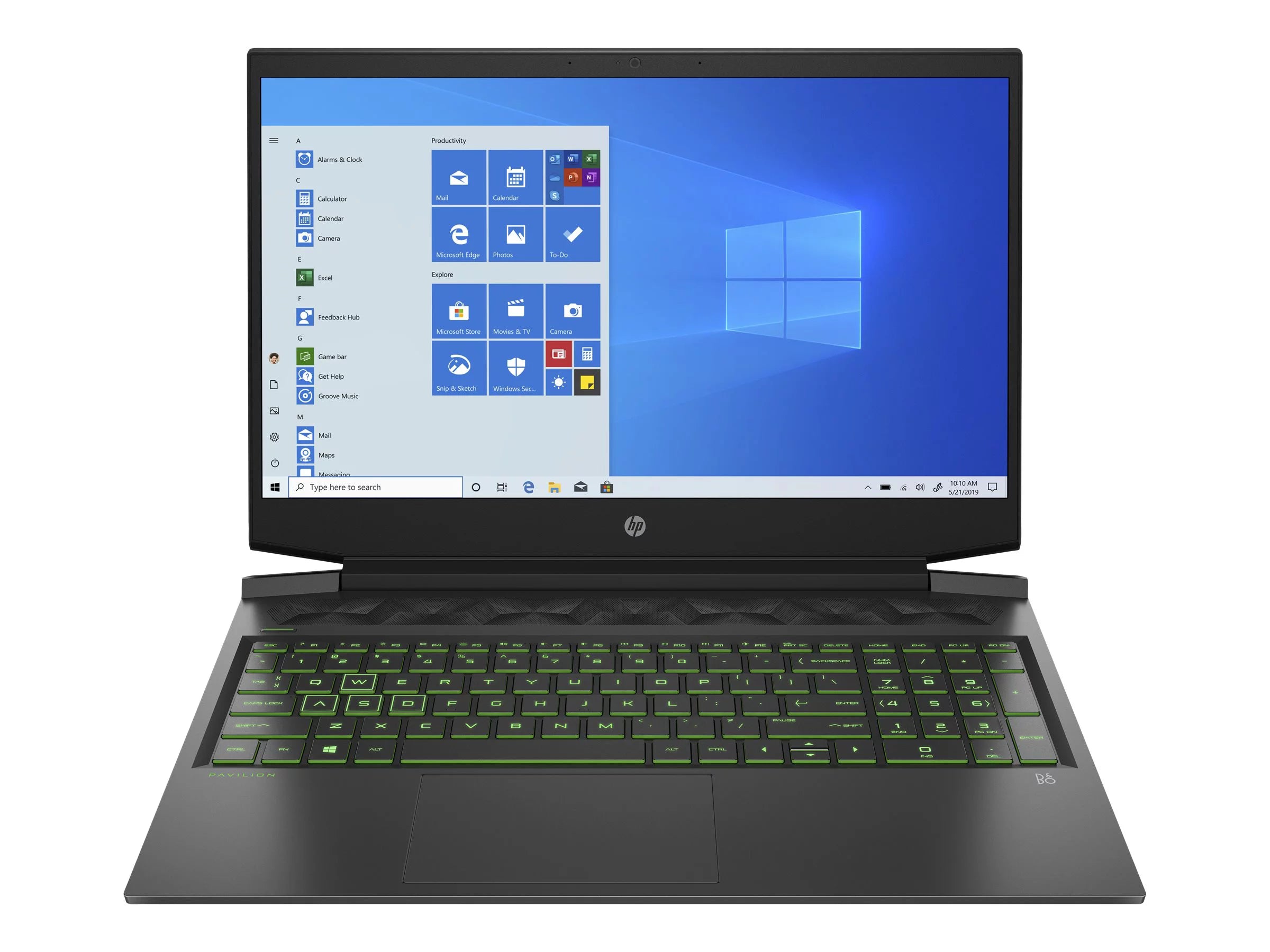 HP Pavilion 16-a0032dx 16.1 FHD Gaming Laptop, Intel Core i5, 8GB RAM, NVIDIA GeForce GTX 1660 Ti 6GB, 512GB SSD, Windows 10 Home, Shadow Black, 2C387UA#ABA
