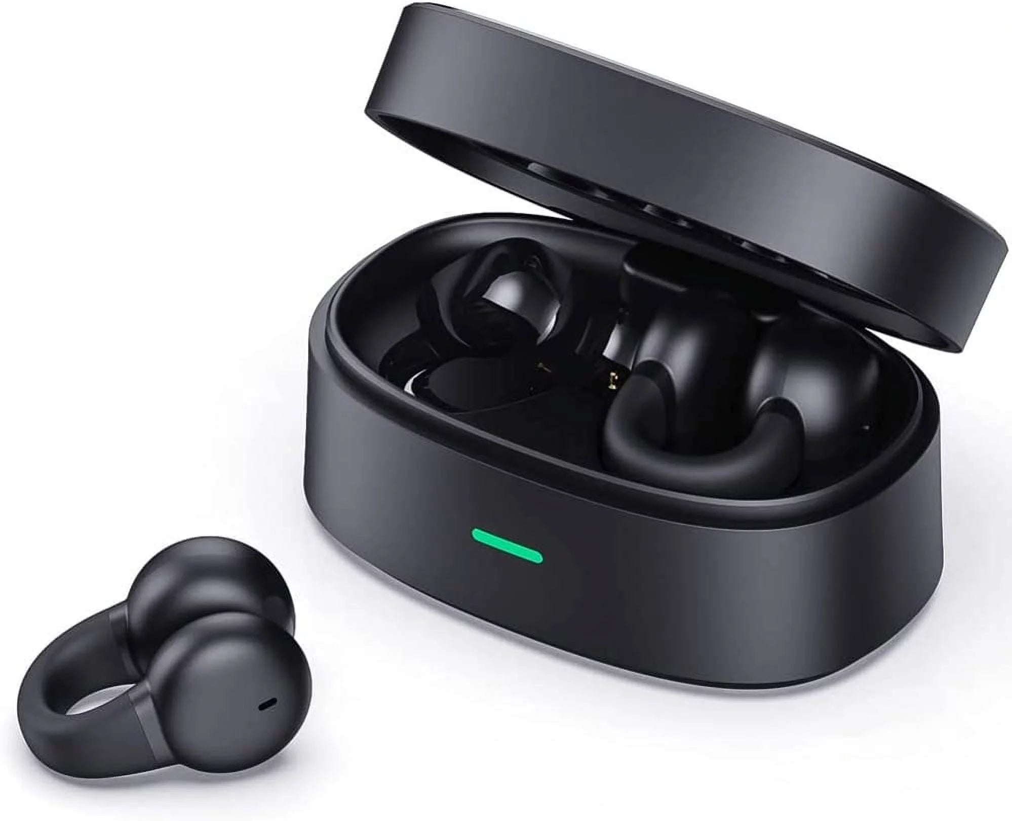 Wireless Ear-Clip TWS Earphones for OnePlus Nord N100 - Bluetooth Earbuds Bone Conduction Headphones True Stereo Charging Case Hands-free Mic Headset for OnePlus Nord N100