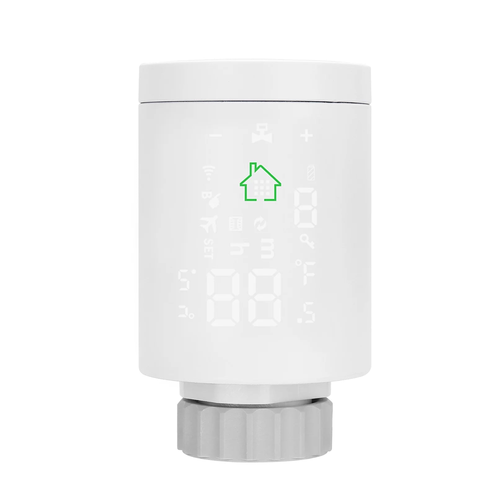 Shinysix Radiator Thermostat,Valve Temperature Voice Tuya Valve Temperature Tuya Temperature Voice via