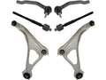 Front Control Arm and Tie Rod End Kit 6 Piece - Compatible with 2013 - 2014 Nissan Altima Sedan