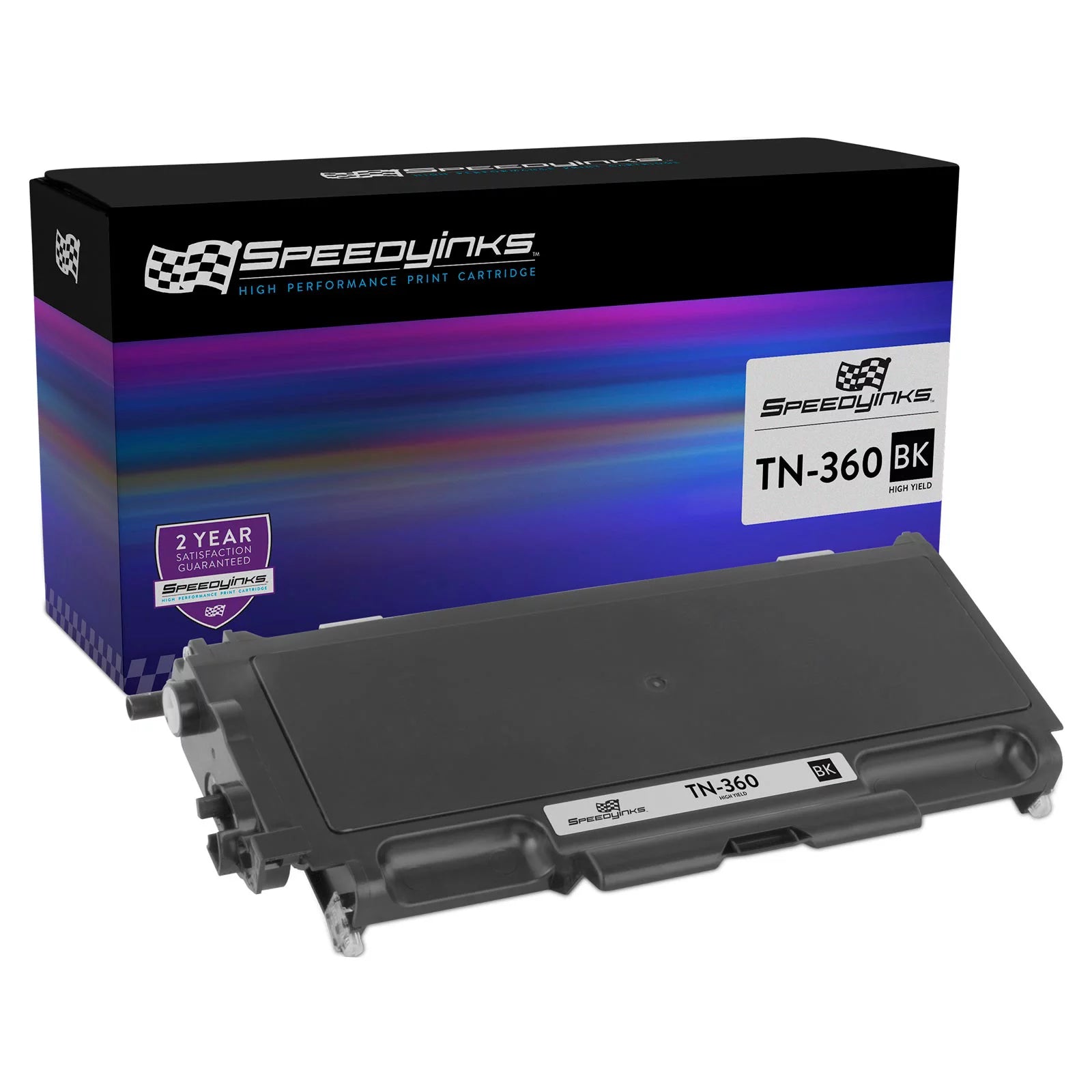 SPEEDYINKS Compatible Toner Cartridge Replacement for Brother TN360 (Black)