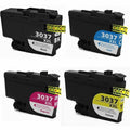 Replacement Compatible LC3037 XXL High Yield Black & Color Ink Cartridges for MFC-J5845DW MFC-J5945DW MFC-J6545DW- 4 Packs