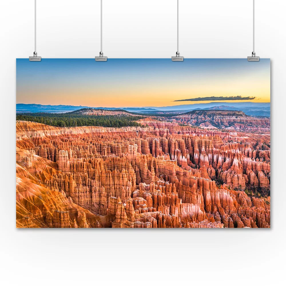 Bryce Canyon National Park, Utah Photography A-90560 (36x54 Giclee Gallery Print, Wall Decor Travel Poster)