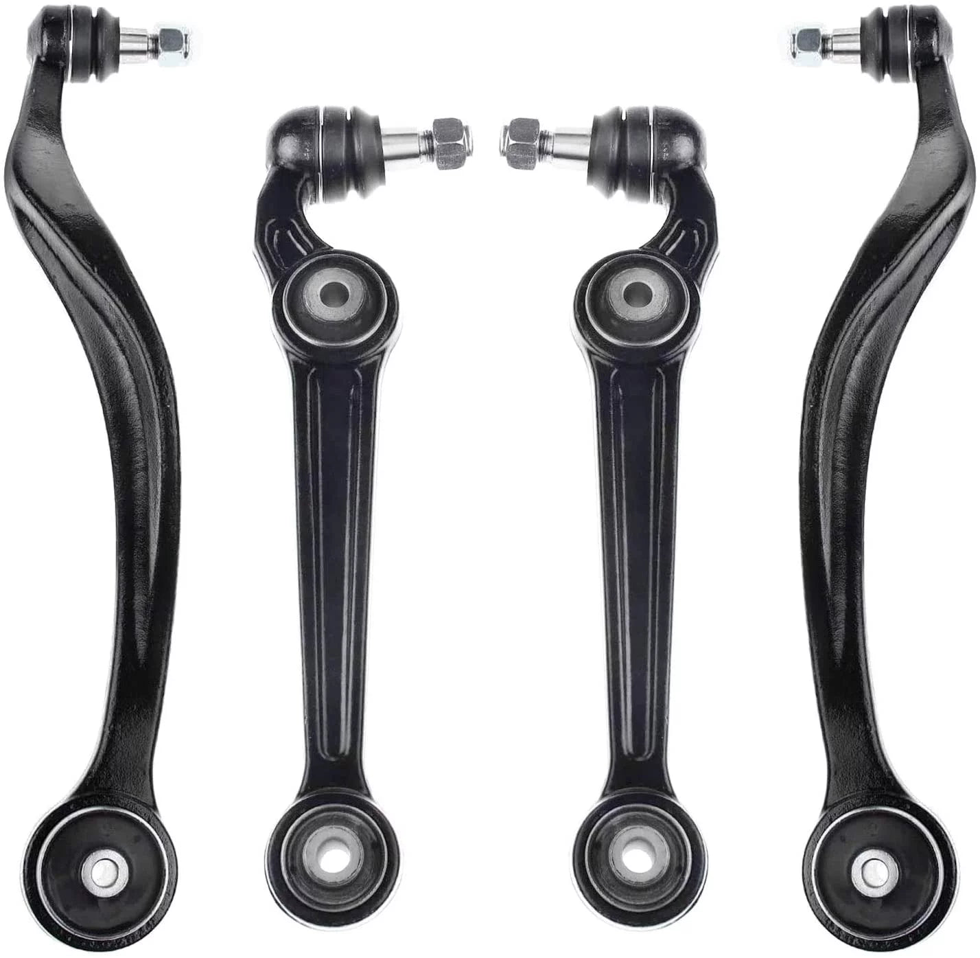A-Premium 4Pcs Front Suspension Kit Lower Forward Rearward Control Arms with Ball Joint Compatible with Ford Fusion Mercury Milan 2006-2007 Mazda 6 2003-2008