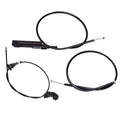 Geelife 3PCS For 1997-2003 525 528 530 540 M5 E39 Engine Bowden Cable Hood Release Wire