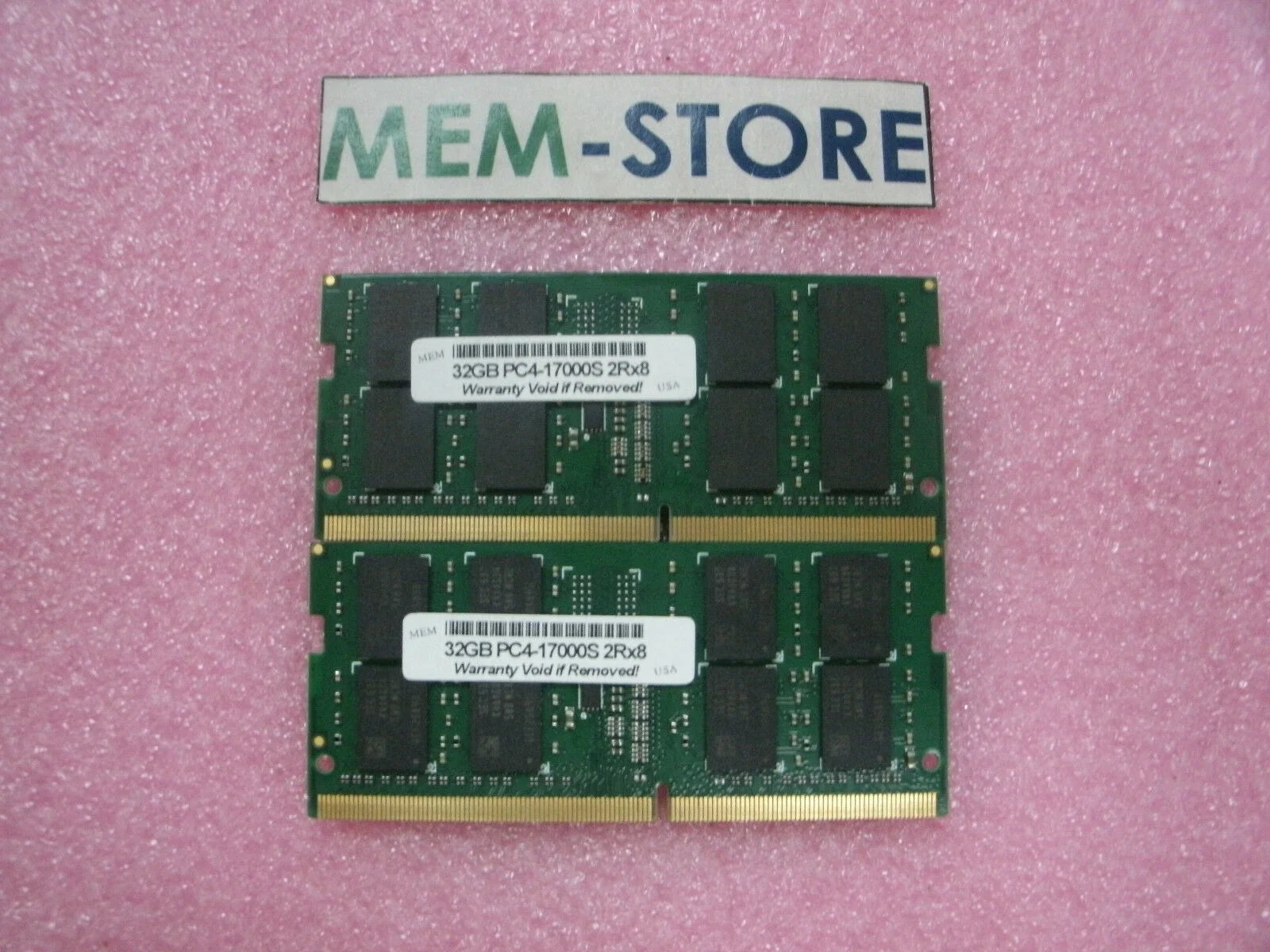 64GB 2x32GB DDR4 2133 SODIMM Memory SLP-SKL 6th Gen Intel i7/i5/i3 G3900TE (3rd Party)