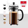 Bodum 1928-16US4 Chambord French Press Coffee Maker, 1 Liter, 34 Ounce, Chrom