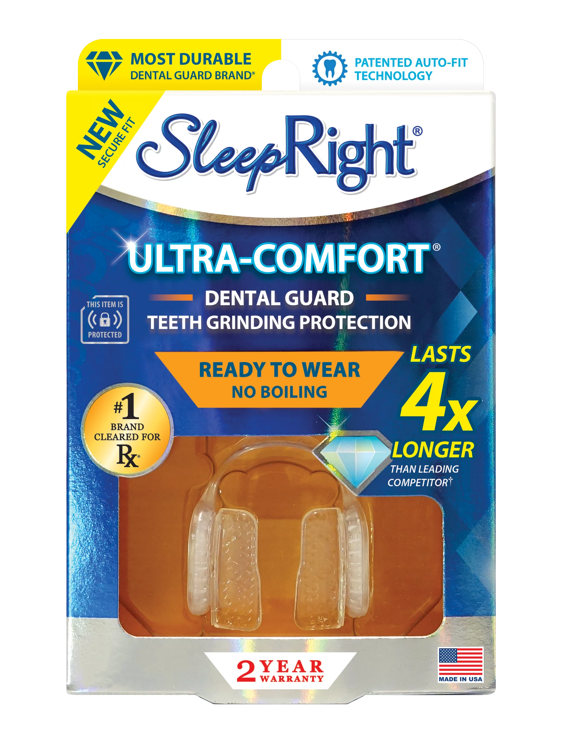 SleepRight Ultra Comfort Dental Guard, Nighttime Teeth Grinding