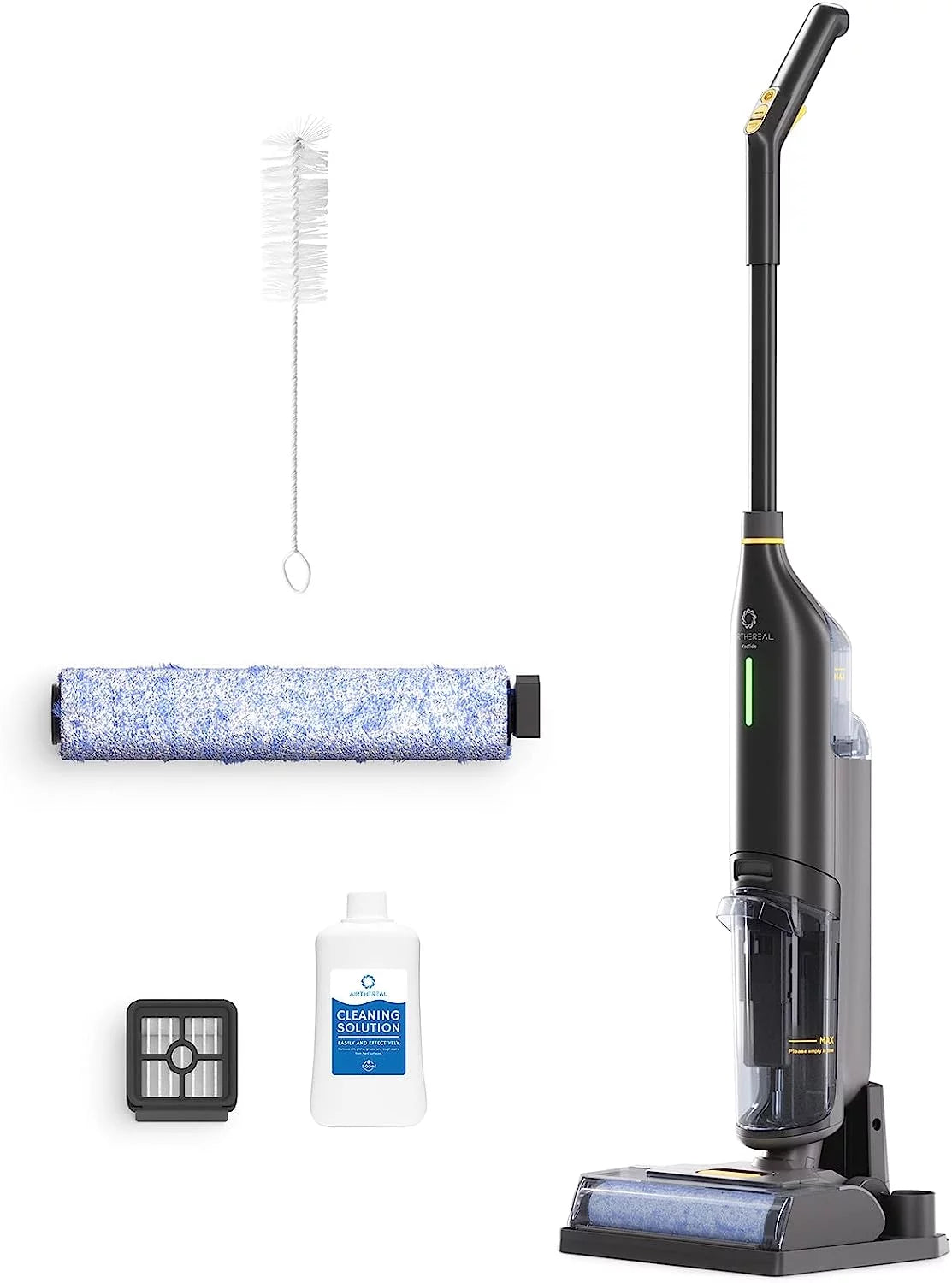 AIRTHEREAL VacTide V1 Wet Dry Vacuum Cleaner, 700ml Clean Water, 500ml Dirty Water Tank, Gray