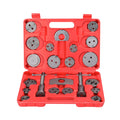 Andoer 22pcs Universal Car Disc Brake Cylinder Adjuster Front and Rear Tooth Brake Pads Replacement Tool Brake Piston Return Tool Kit Automobiles Repairing Tools Set