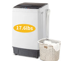 Full-Automatic Washing Machine,Kepeak 17.6 Lbs Portable Washer 10 Wash Program & 8 Water Level with LED Display,Drain Pump,Ideal for RV/Dorm/Apartment