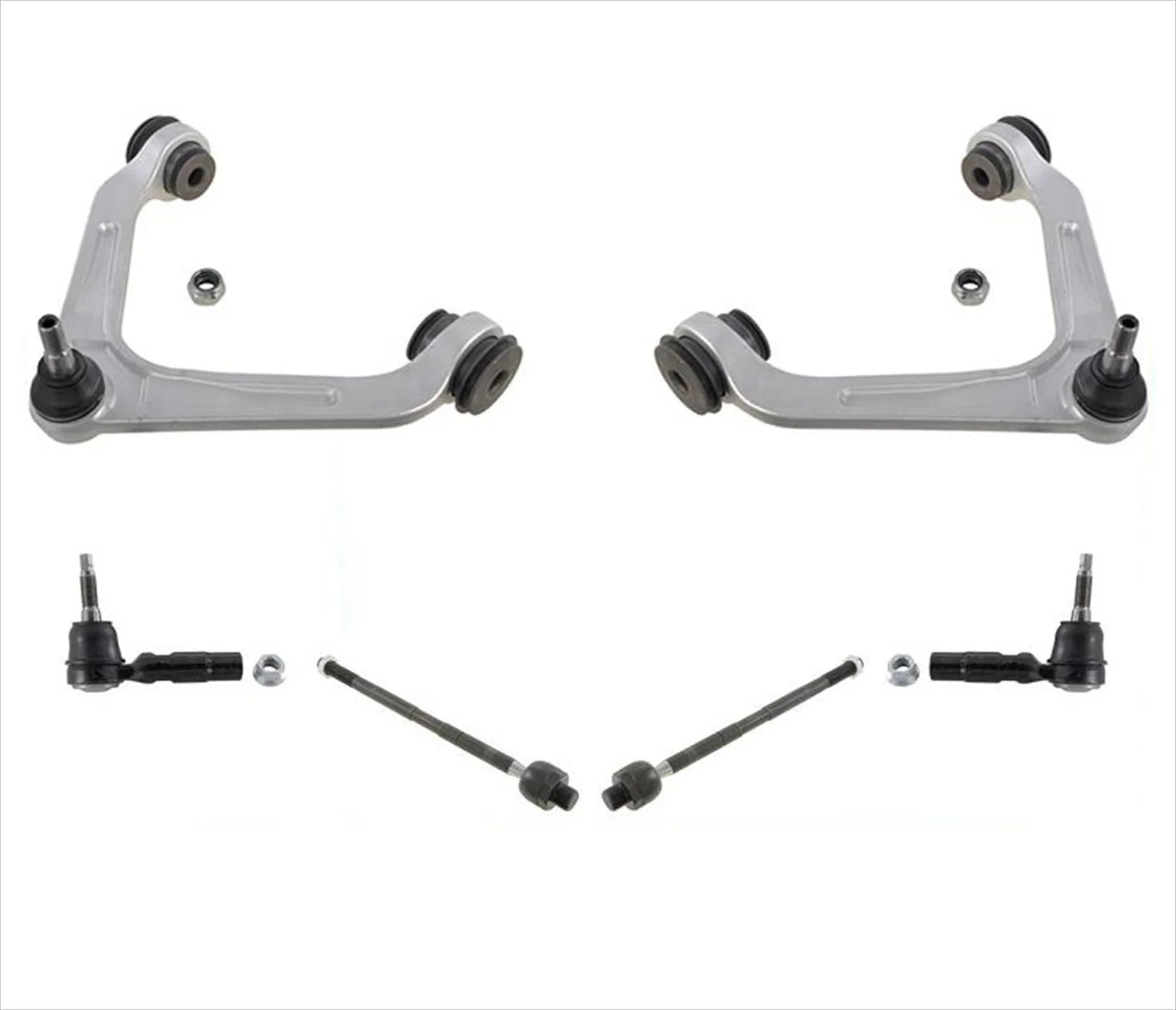 Upper Control Arms Tie Rods for Dodge Ram 2500 3500 Pickup 2 Wheel Drive 03-06