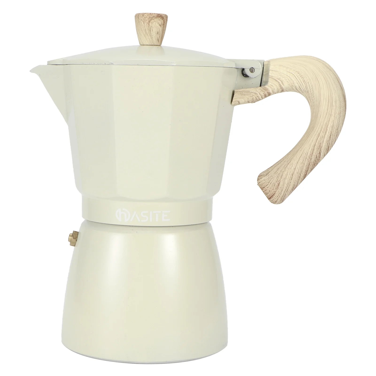 Stovetop Espresso Maker Moka Pot Aluminium Octagonal Coffee Pot Kettle Coffee Maker, 150ML/300ML(300ML)