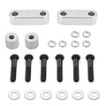 WEISEN- Chrome Aluminum Rear 1 Trailing Arm Spacers Kit for Subaru Forester Impreza Legacy Outback