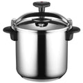 MAGEFESA ? Star fast pressure cooker, 14.8 Quart, 18/10 Polished stainless steel, suitable for induction cookware, thermo diffusion bottom, 3 security systems, easy to use and clean, dishwasher safe