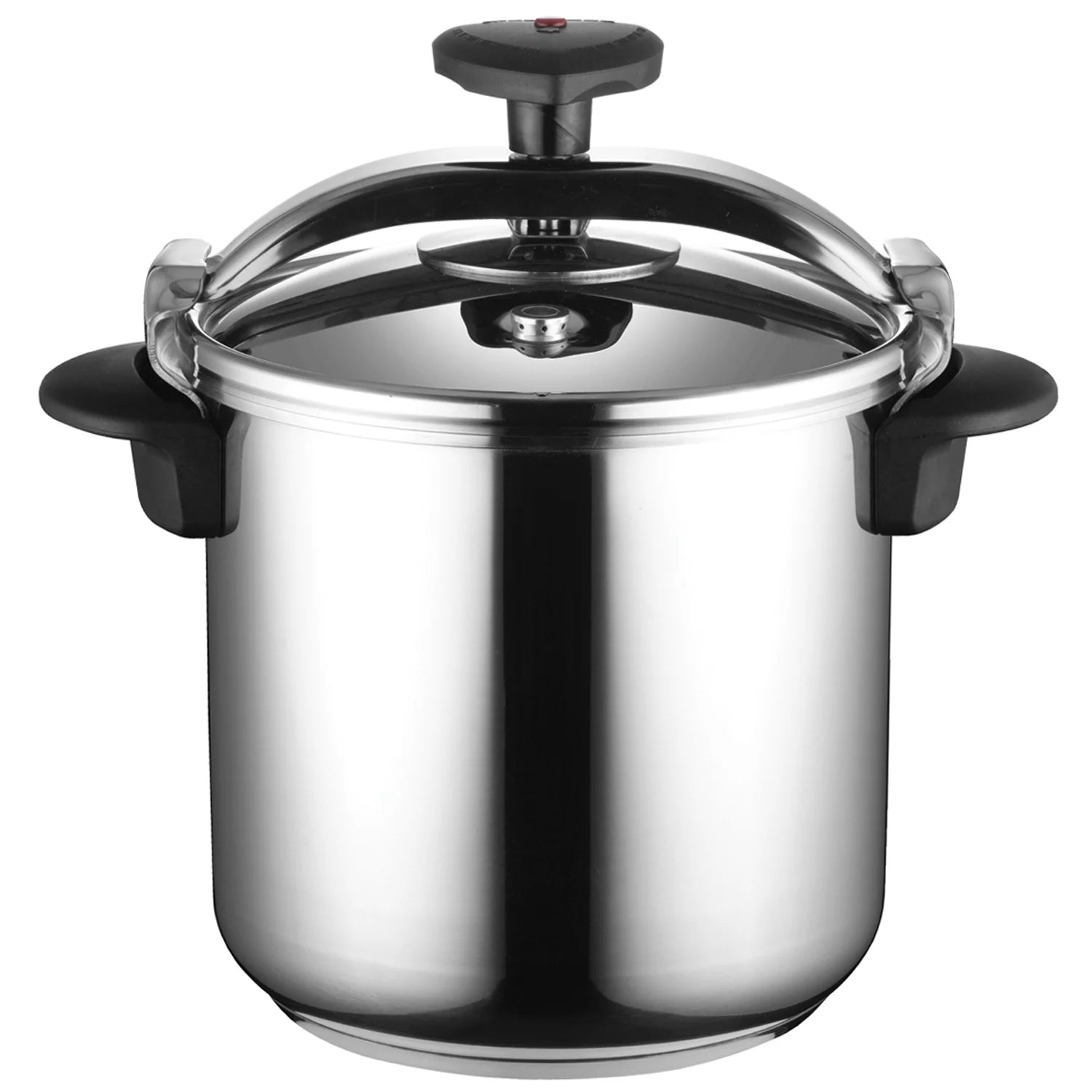 MAGEFESA ? Star fast pressure cooker, 14.8 Quart, 18/10 Polished stainless steel, suitable for induction cookware, thermo diffusion bottom, 3 security systems, easy to use and clean, dishwasher safe