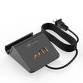 VHBW 45W USB C Charger, 4 Ports GaN Fast Charger Station for Multiple Devices (45W 6FT Black)