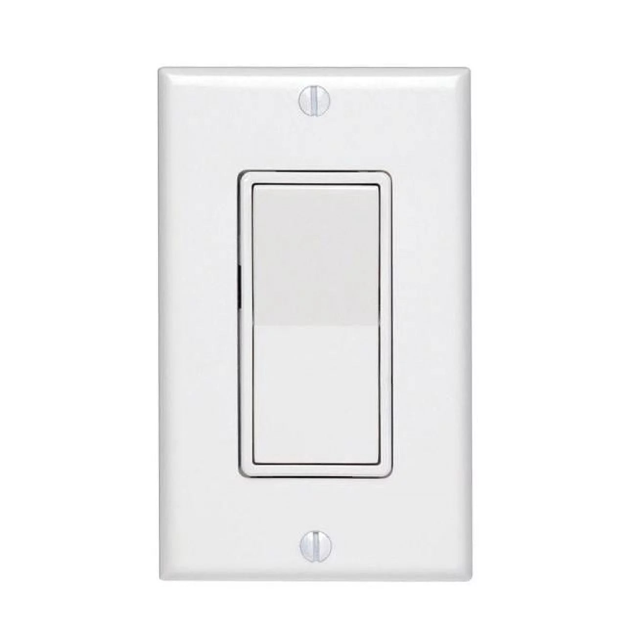 Decora  Illuminated 15A Single Pole Rocker Switch, White