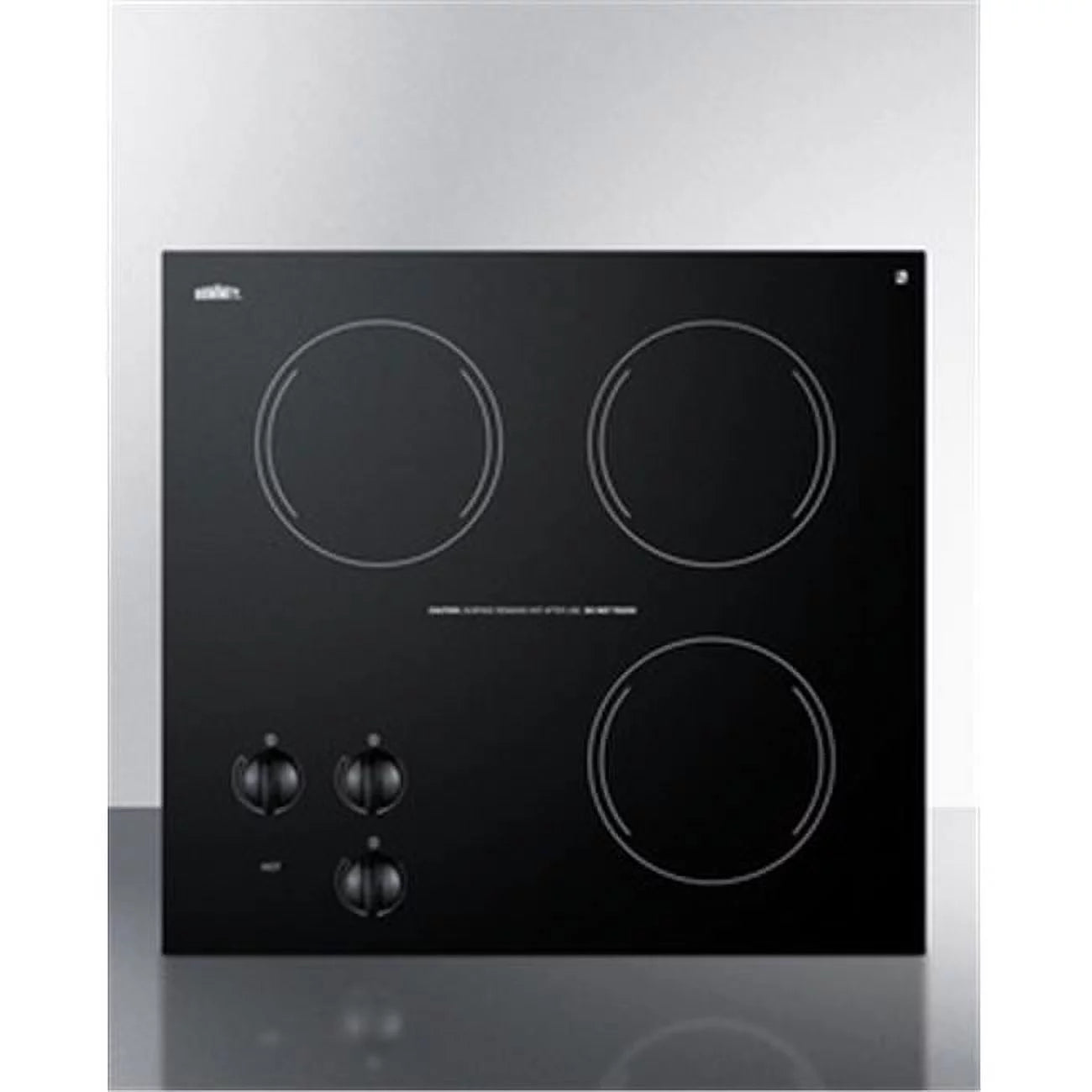 Summit Appliance 20.63'' Electric Cooktop with 3 Burners