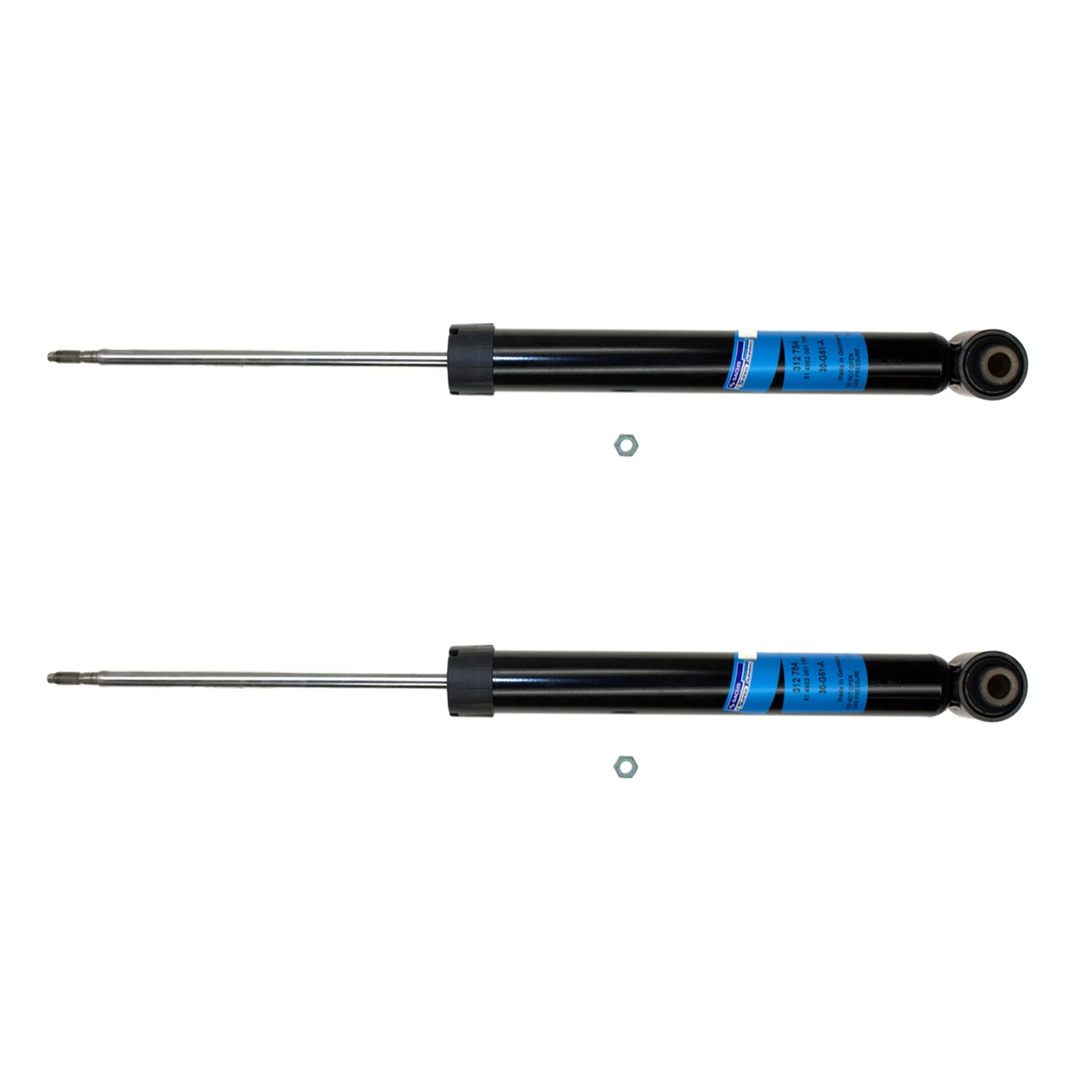 For Audi A4 Quattro 2002 2003 2004 2005 Pair Sachs Rear Shocks - Buyautoparts