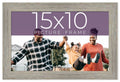 15x10 Frame Grey Real Wood Picture Frame Width 1.5 inches | Interior Frame Depth 0.5 inches | Barn