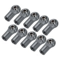 Uxcell M4xL20mm Lever Steering Linkage Tie Rod Ball Head Link Joint End Metal Grey for RC Crawler Car Pack of 10