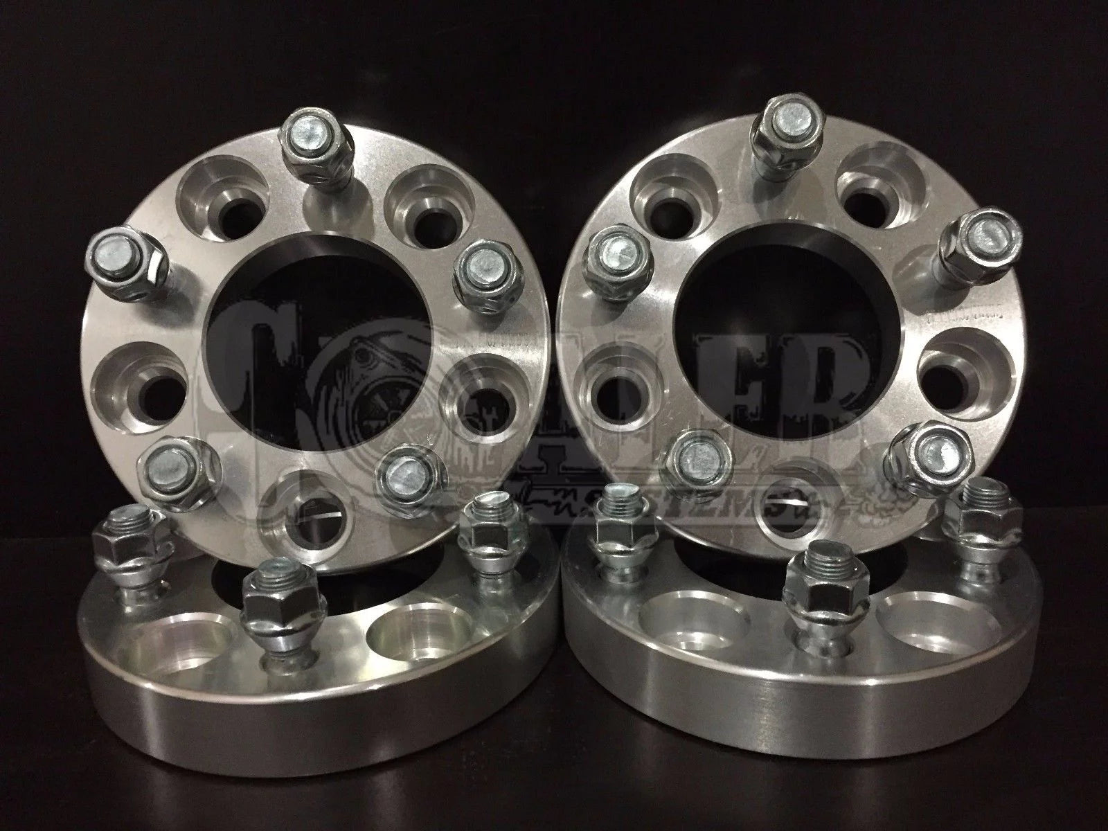 Wheel Spacers 1 Aluminum Adapters Set 4 5 Lug Bolt Hub 5x4.5 Fit Bronco 82-90