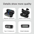 W20 Tws Bluetooth 5.0 Earphone Wireless Headphone Stereo Min Headset Sport Earbuds Microphone With Charger Box For Phone Pk Gt03 - Earphones &amp; Headphones